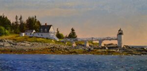 Marshall Point Light, light house, Mitch Caster Fine Art, mitchcasterfineart.com, Oil on Canvas