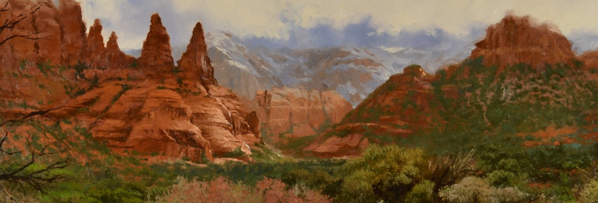 mitchcasterfineart.com, Sedona After the Storm, Mitch Caster Fine Art, Mitch Caster